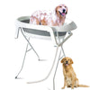 2 in 1 Dog Bathtub Pet Washing Station Portable Tub for Shower and Grooming