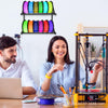 2-Tier 3D Printer Filament Rack Display Holder for 3D Printing Studio Workshop