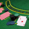 16" Roulette Wheel Set with Felt Chips Cards Rake for Casino Games Deluxe Poker