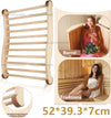 Wooden Sauna Backrest Sauna Accessories  Slip-Resistant Infrared Sauna Chair