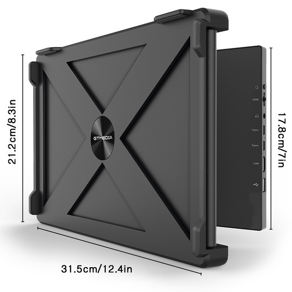 Laptop Screen Extender Triple-fold 11.6 In FHD 1080P Portable Monitor Extended