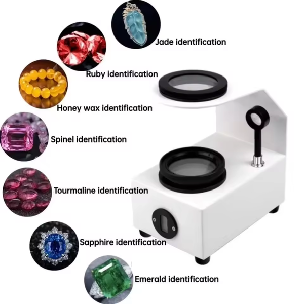 Desktop Polariscope With LED for Gemstones & Crystals Jewelry Mineral ID Tool