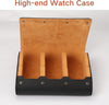 6 Slots Watch Case - Luxury Watch Roll 6 Slots Travel Box Recycled Leather Case