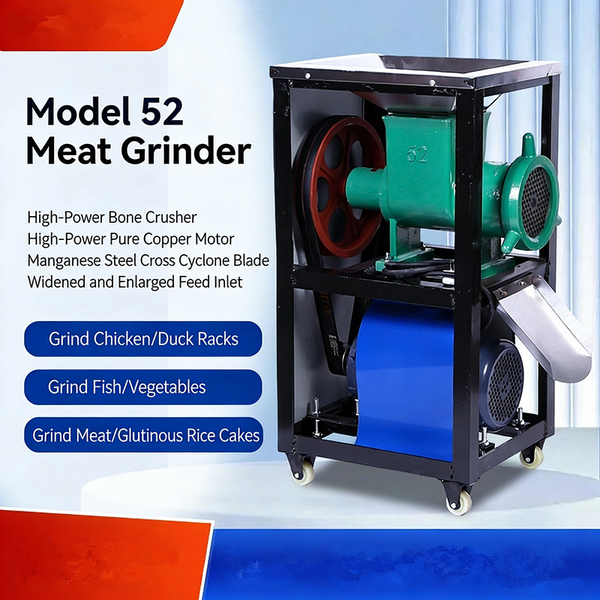 Electric Bones Crusher Feed Processer Meat Grinder Chicken Skeleton Crusher 220V