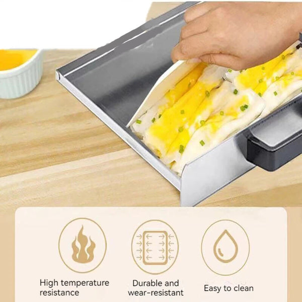 Cantonese Rice Noodle Rolls Machine,Double-layer Steamer Vermicelli Roll Steamer