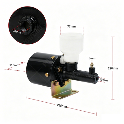 2PCS Forklift Loader Air Brake Pump Brake Booster Pump Brake Master Cylinder
