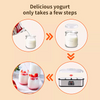 8/12 Glass Jars Probiotic Yogurt Maker Time & Temp Control Automatic Digital