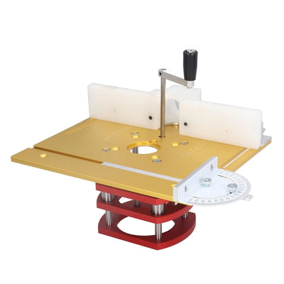 Aluminum Alloy Router Lift Table Router Lifts Base for 64-66mm Diameter Motors