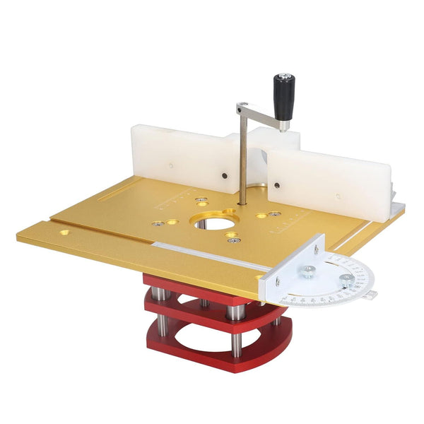 Aluminum Alloy Router Lift Table Router Lifts Base for 64-66mm Diameter Motors