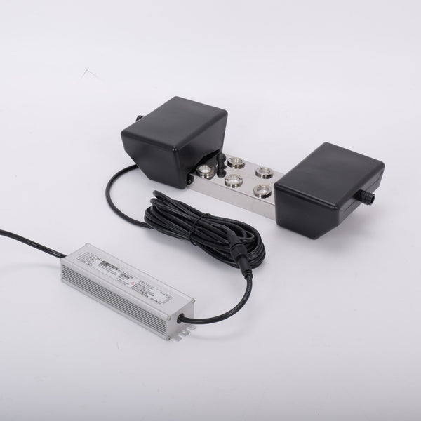 Ultrasonic Mist Maker 6 Head Pond Fogger with 250W Power Supply for Pond Garden