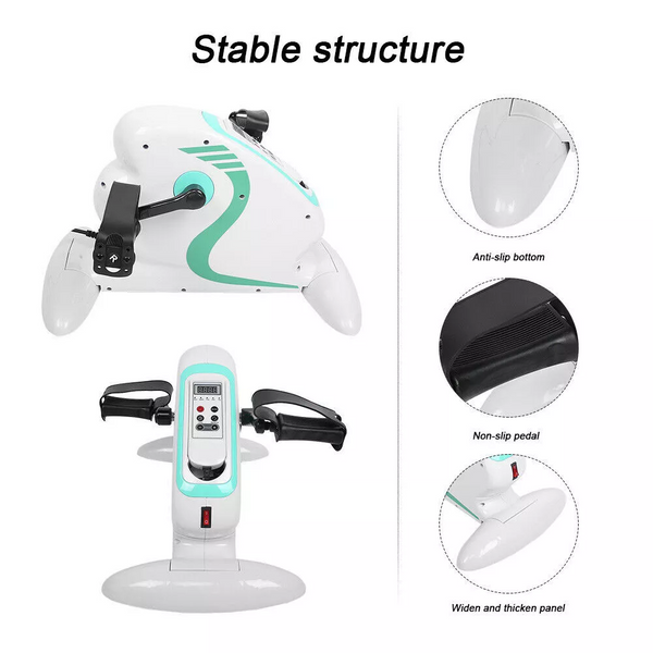Mini Exercise Bike Pedal Exerciser Gym Bike Fitness Exercise Cycle Leg/Arm 220V