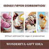 1L Automatic Small Soft Ice Cream Cones Maker Household DIY Ice Cream Roll Maker