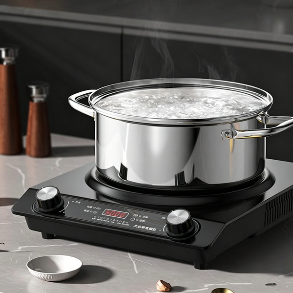 5000W Induction Cooktop Electric Stove Cook Top Microcrystalline Concave Cooker