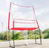 Adjustable Volleyball Practice Net w/ Sturdy Steel Frame Carry Bag 6.5-8FT AU