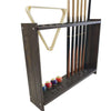 Pool Stick Holder Floor Stand Holds 12 Cues Pool Table Ball Rack Stick Storage