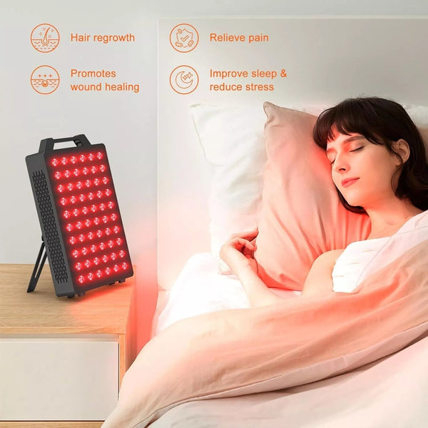 Red Light Therapy for Body 660nm 850nm Near Infrared Light Therapy Panel W/Stand