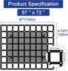 Heavy Duty Cargo Net 57"x72" or 81"x96" with Mesh Truck Bed Cargo Net Organizer