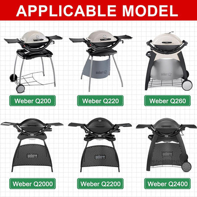 Cooking Grates For Weber Q200 Q2000 Q220 Q2000 Q2400 Series Gas Grill 7645 7685