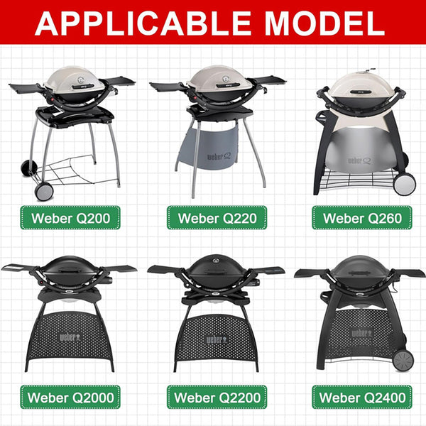 Cooking Grates For Weber Q200 Q2000 Q220 Q2000 Q2400 Series Gas Grill 7645 7685