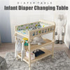 Baby Changing Table Portable Infant Diaper Changing Table with Storage Shelf