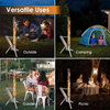 Wood Pellet Fire Pit Outdoor Patio Rocket Stove Heating Stove For Camping Party