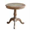 Wooden Round End Table  Round Wooden Coffee Table For Living Room Vintage Accent