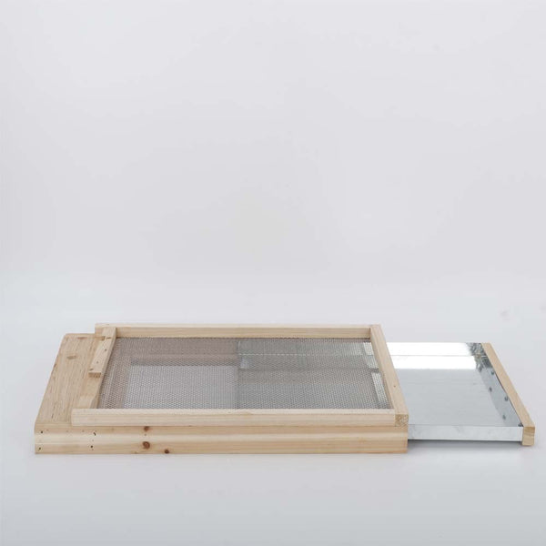 10Frame Screened Bottom Board NZ pine stainless steel mesh beehive mesh+Entrance