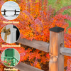 12Pcs Fence Post Cap Deck Post Cover Waterproof Heat Resistanc Deck Post Caps