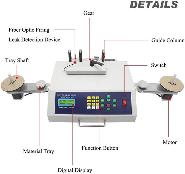 SMD Component Counter Machine Digital Display Electronic SMT Parts Counting