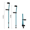 Adjustable Forearm Elbow Crutch Foldable Stick Aluminum Alloy for 140-185cm