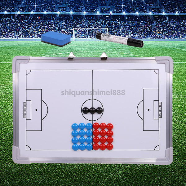 Magnetic Soccer Football Coach Board Portable Clipboard Tactical Board Kit