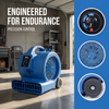 1200W Portable Air Blower Carpet Dryer for Home Shop Factory w/ 3.6m Cable AU