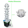 35 Plant Hydroponic Growing System Vertical Hydroponics Farming Tower 10L Tank