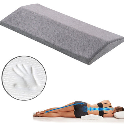 Memory Foam Pillow Back Support Pillow for Lower Back/Hip Pain Relief Scoliosis