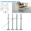 4 Pack Adjustable Leveling Jacks Feet 18/24" Baker-Style Scaffolding Equipment