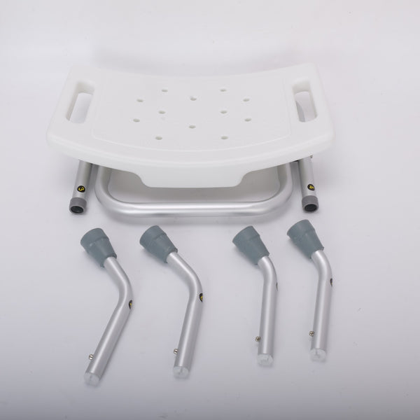 Foldable Shower Chair Height Adjustable Medical Bath Seat Bathroom Safety Assist