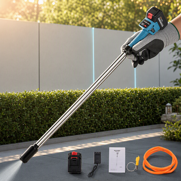 Cordless Stick Water Transfer Pump w/ Built-In Battery 3 Gear Adjustment 50L/min