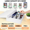2x 3200ct Trading Card Storage Box Cardboard Hold Up to 3200 Count Card With Lid