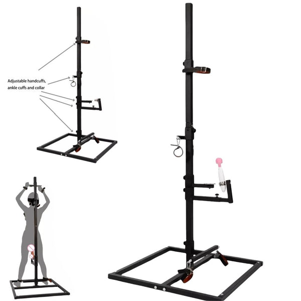 BDSM Spreader Bondage Sex Restraints Metal Stand SM Toys Sex Furniture