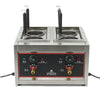 Electric Pasta Cooking Machine 4 Grid Pasta Warmer Noodles Cooker W/ Drain Valve