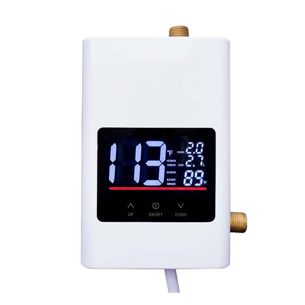 ElectricTankless Water Heater Instant Hot Water w/Remote Control&Digital Display