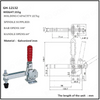 4X 227kg Quick Release Vertical Toggle Clamp for Woodworking Hand Tool GH-12132