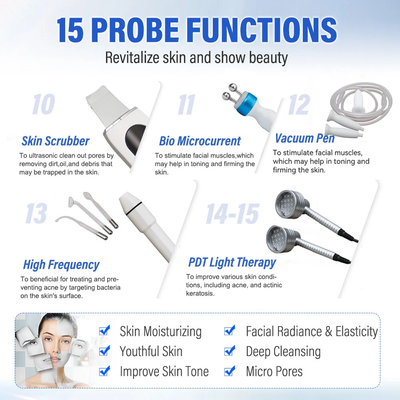 15 In 1 Hydra Dermabrasion Water Hydro Deep Cleansing Facial Skin Care Machine