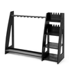 10-Slot Standing Rifle Gun Rack Shotgun Firearm Home Storage Display Wooden Rack