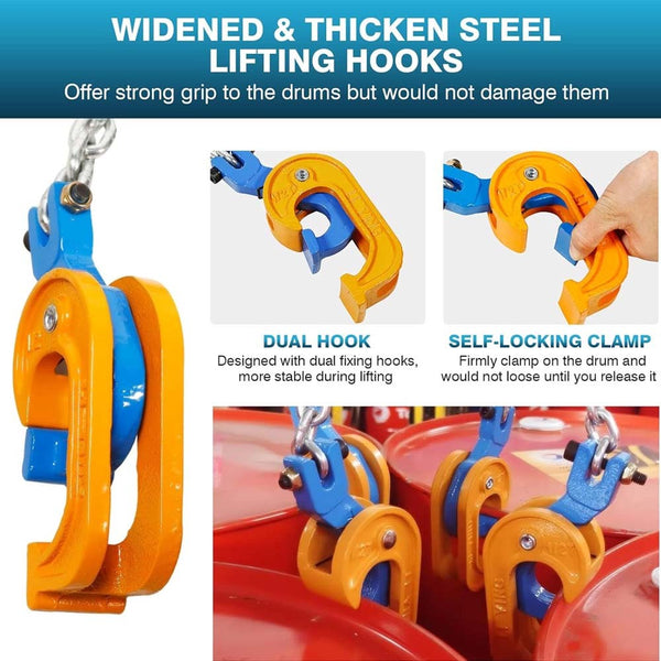 2/4 Leg Chain Sling for Lifting with Hooks Heavy Duty 3 Ton  Lift Chains Rigging