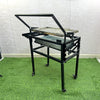 Portable Flipping Charcoal Grill 360° Rotating Charcoal BBQ Backyard Camping AU