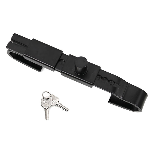Shipping Container Lock Adjustable Steel Cargo Trailer Lock with 2 Keys & Cover