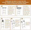 5/10M Fire Escape Ladder for Home Security Emergency Escape W/ 2 Hooks AU Stock