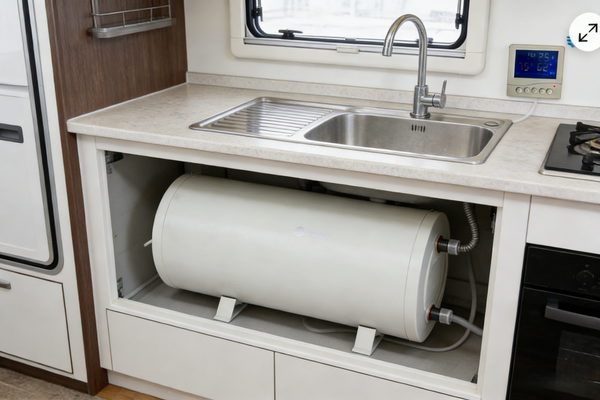 10L Electric RV Water Heater 12V-240V LCD Caravan RV Water Heater Tank AC/DC AU