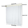 200cm Room Divider Panel Privacy Screen Partition Divider Salon Beauty Spa+Pole